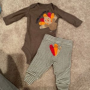 Just one You by Carters Thanksgiving Set (Size NB)